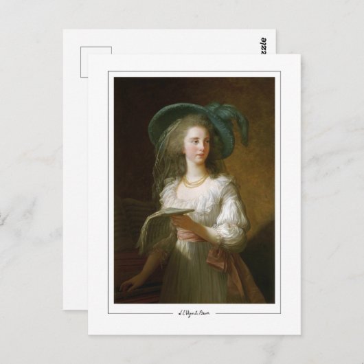 Élisabeth Vigée Le Brun #203 - Fine Art Postcard Postkarte (Vorne/Hinten)