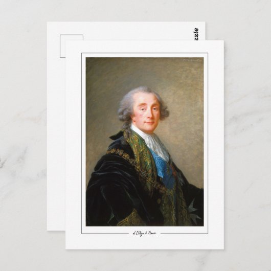 Élisabeth Vigée Le Brun #204 - Fine Art Postcard Postkarte (Vorne/Hinten)