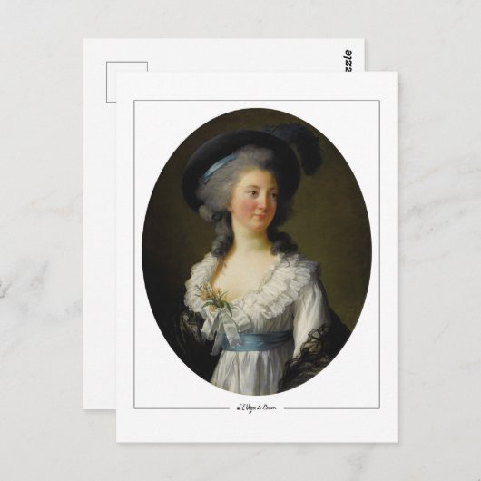 Élisabeth Vigée Le Brun #214 - Fine Art Postcard Postkarte (Vorne/Hinten)
