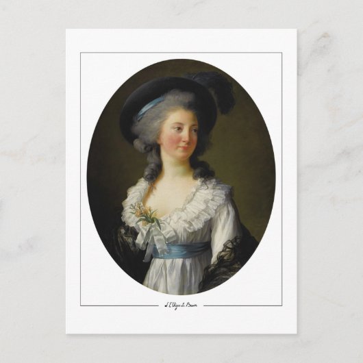 Élisabeth Vigée Le Brun #214 - Fine Art Postcard Postkarte (Vorderseite)