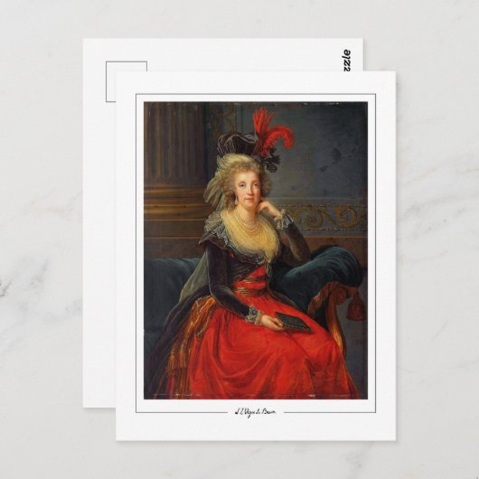 Élisabeth Vigée Le Brun #216 - Fine Art Postcard Postkarte (Vorne/Hinten)