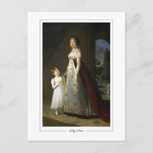 Élisabeth Vigée Le Brun #239 - Fine Art Postcard Postkarte (Vorderseite)
