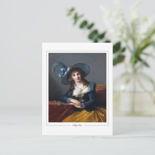Élisabeth Vigée Le Brun #241 - Fine Art Postcard Postkarte (Stehend Vorderseite)