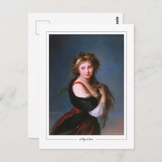 Élisabeth Vigée Le Brun #244 - Fine Art Postcard Postkarte (Vorne/Hinten)