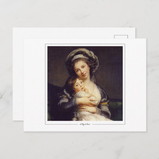 Élisabeth Vigée Le Brun #256 - Fine Art Postcard Postkarte (Vorne/Hinten)