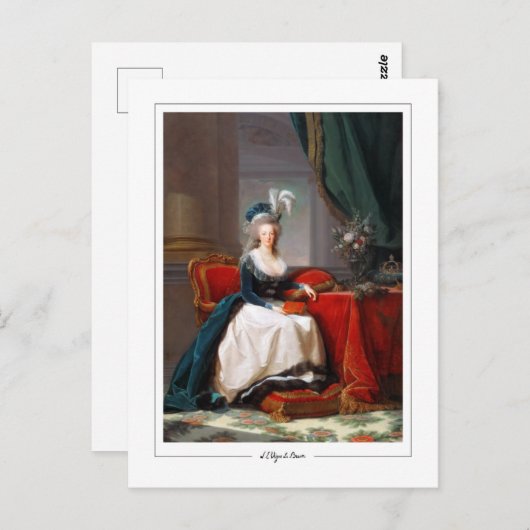 Élisabeth Vigée Le Brun #266 - Fine Art Postcard Postkarte (Vorne/Hinten)