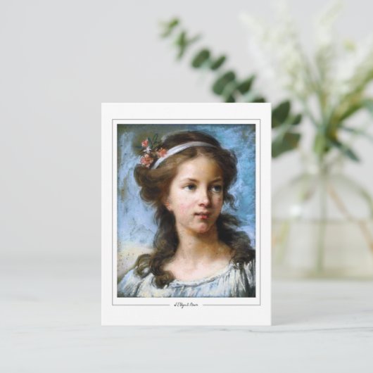 Élisabeth Vigée Le Brun #279 - Fine Art Postcard Postkarte (Stehend Vorderseite)