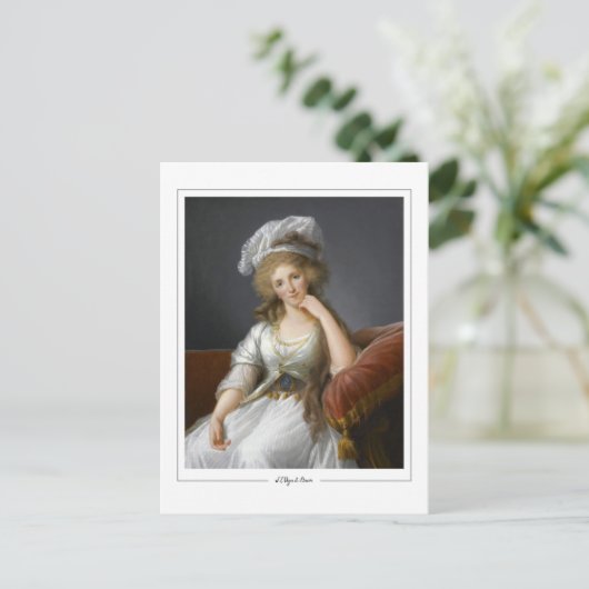 Élisabeth Vigée Le Brun #282 - Fine Art Postcard Postkarte (Stehend Vorderseite)