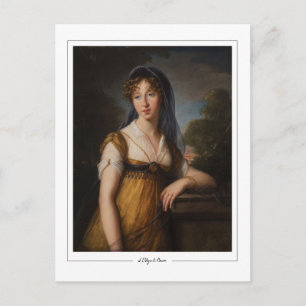 Élisabeth Vigée Le Brun #9 - Fine Art Postcard Postkarte