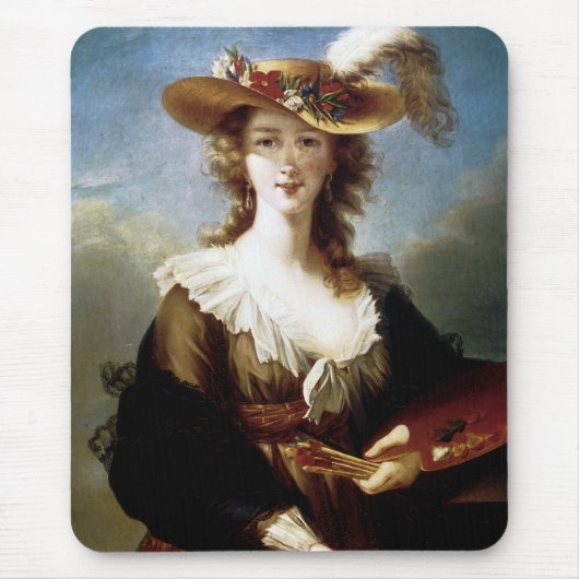 Elisabeth Vigee-Lebrun Selbstportrait Mousepad (Vorne)