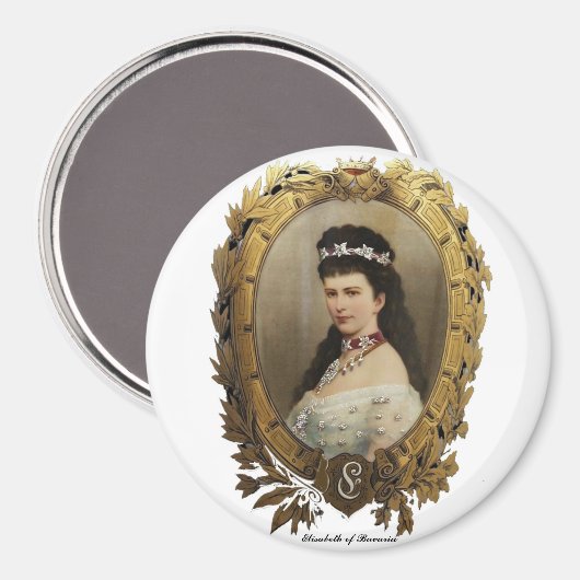 Elisabeth von Bayern Magnet (Vorderseite/Rückseite)