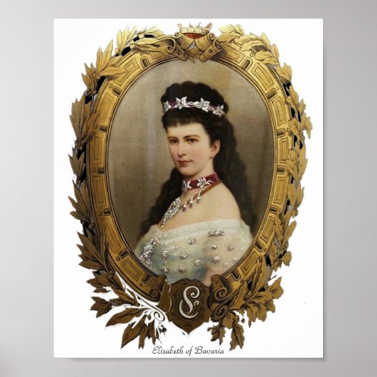 Elisabeth von Bayern Print Poster (Vorne)