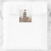 Elisabeth von Bayern Quadratischer Aufkleber (Tasche)