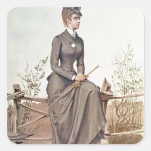 Elisabeth von Bayern Quadratischer Aufkleber