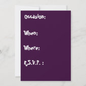 Elisabeth von der Dragon-Party Einladung (Rückseite)