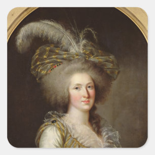 Elisabeth von Frankreich Quadratischer Aufkleber