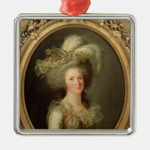 Elisabeth von Frankreich rief Madame Elisabeth an Silbernes Ornament