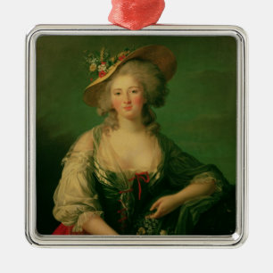 Elisabeth von Frankreich rief Madame Elizabeth an Silbernes Ornament