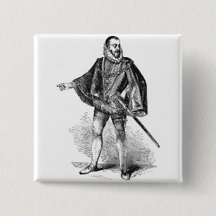 elisabethanische Kostüme Button