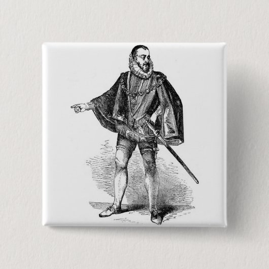 elisabethanische Kostüme Button (Vorderseite)
