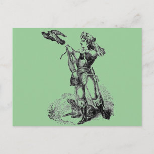 elisabethanische Kostüme Postkarte