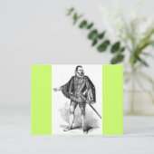 elisabethanische Kostüme Postkarte (Stehend Vorderseite)
