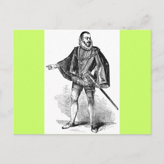 elisabethanische Kostüme Postkarte (Vorderseite)