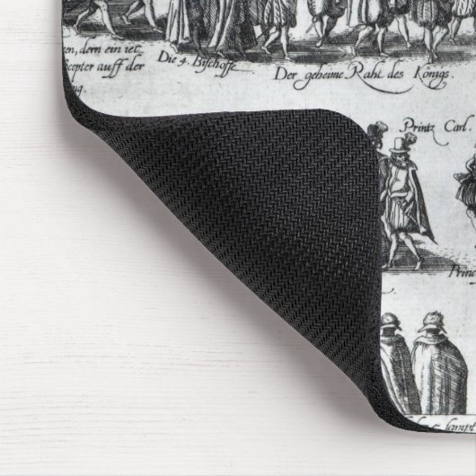 Elisabethanische Prozession Mousepad (Ecke)