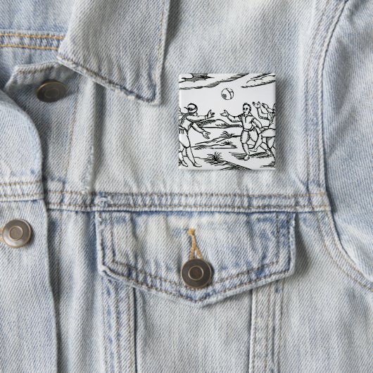 Elisabethanischer Fußball Button (Beispiel)