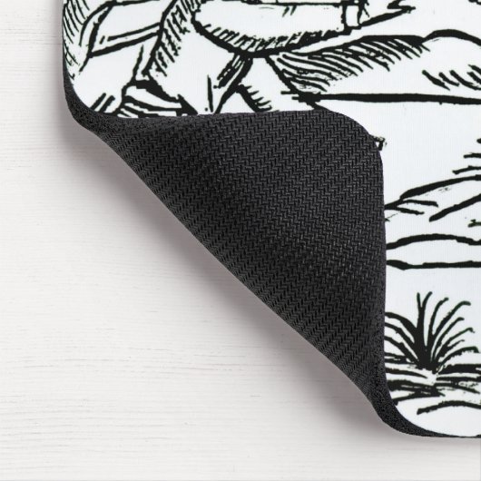 Elisabethanischer Fußball Mousepad (Ecke)