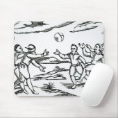 Elisabethanischer Fußball Mousepad (Mit Mouse)