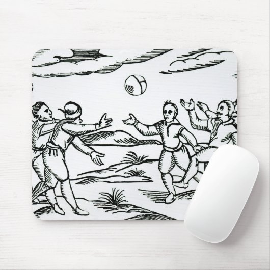 Elisabethanischer Fußball Mousepad (Mit Mouse)