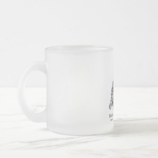 Elisabethanisches Waren Mattglastasse (Links)