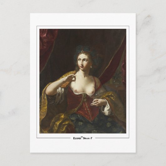 Elisabetta Sirani #7 - Kunsthandwerkskarte Postkarte (Vorderseite)