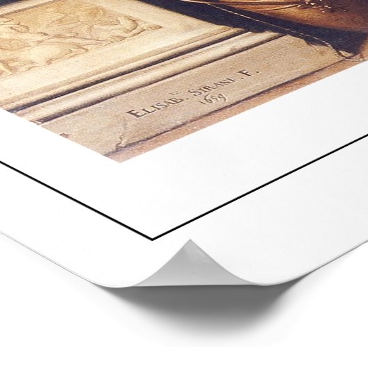 Elisabetta Sirani Zedign Art Poster #1 (Ecke)