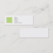 Elise - Grün Mini Visitenkarte (Vorne/Hinten)