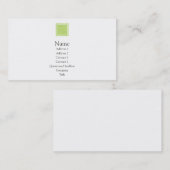 Elise - Grün Visitenkarte (Vorne/Hinten)