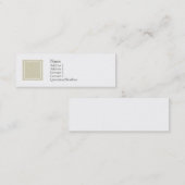 Elise - TAN Mini Visitenkarte (Vorne/Hinten)