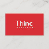 Elises Visitenkarte Thinc Savanne (Rückseite)