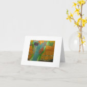 ELISHEVA'S REEF c2008 PERSÖNLICHE MITTEILUNGSKARTE (Gelbe Blume)