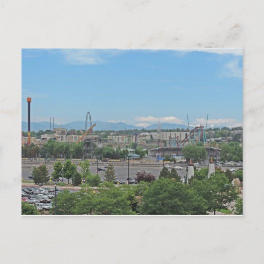 Elitch Gardens Denver Postkarte (Vorderseite)