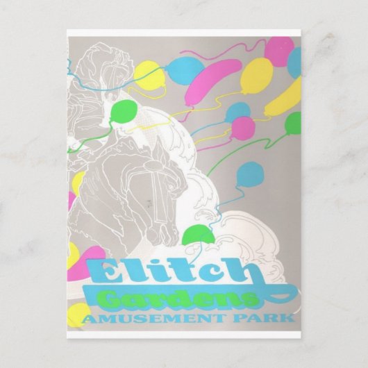 Elitch Gardens Vergnügungspark Postkarte (Vorderseite)