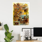 Elitch's Zoo - Print Poster (Heimbüro)
