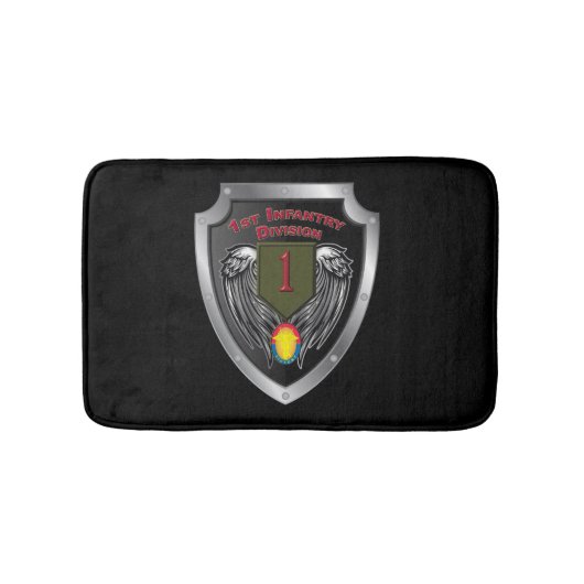 Elite 1. Infantry Div "Big Red One" Badematte (Vorderseite)