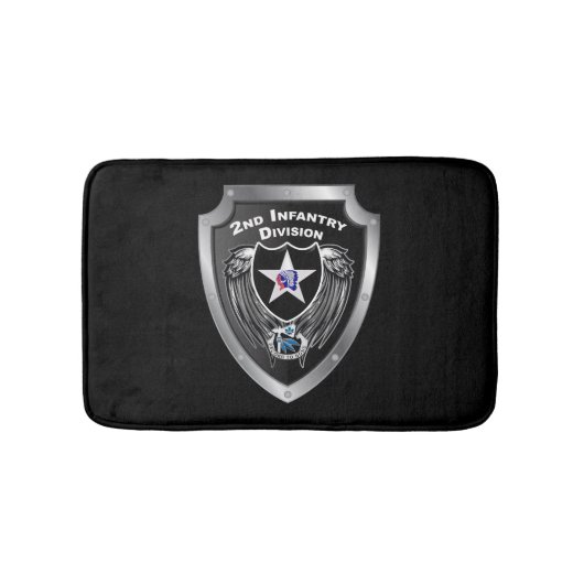 Elite 2. Infantry Div "Indianhead Division" Badematte (Vorderseite)