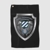 Elite 3. Infanteriedivision "Rock of the Marne" Golfhandtuch (Vorderseite)