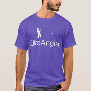 Elite Angler Fishing Club Deutsches Sprichwort T-Shirt