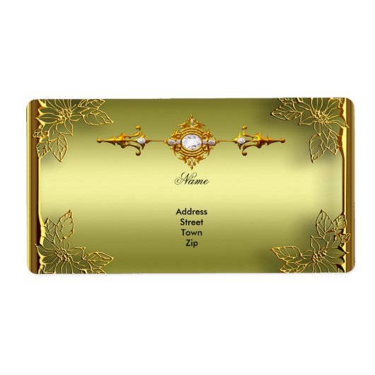 Elite Avocado Green Gold Verlobung Jubiläum (Vorne)