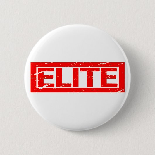 Elite-Briefmarke Button (Vorderseite)