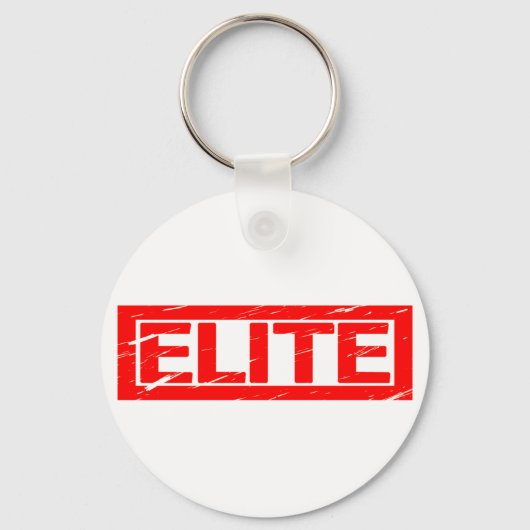 Elite-Briefmarke Schlüsselanhänger (Vorderseite)